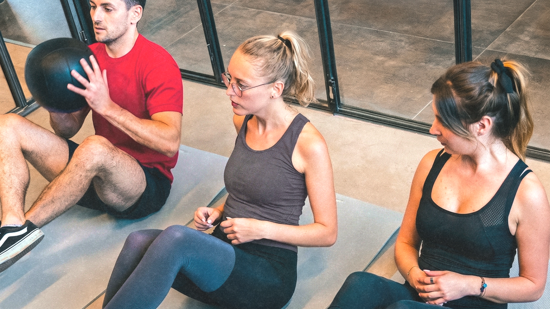 Cours de sport en salle
